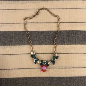 J. Crew Cluster Jewel Tone Necklace